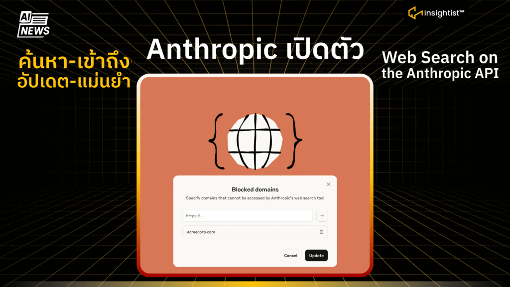 ค้นหา-เข้าถึง-อัปเดต-แม่นยำ Anthropic เปิดตัว Web Search on the ...